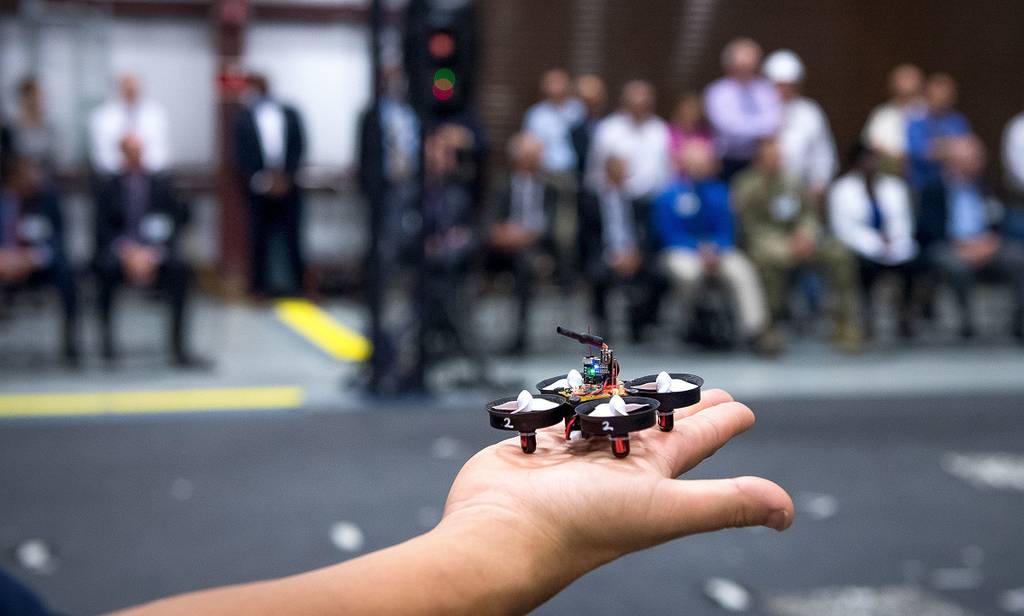 Drone swarm tactics get tryout for infantry to use in urban battlespace