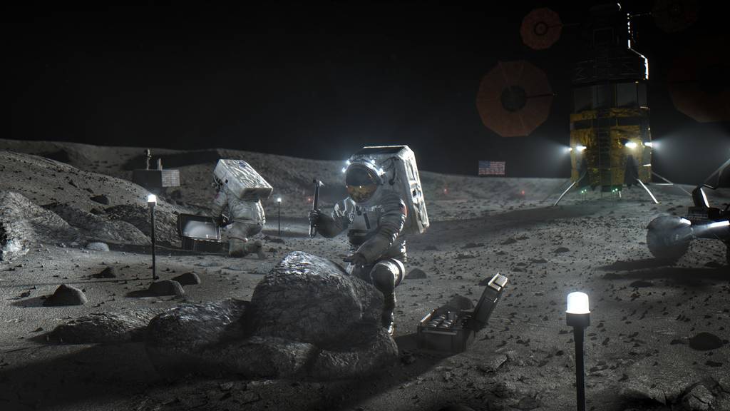 Northrop, DARPA envision moon 'railroad' for lunar logistics