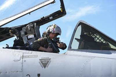 Capt. Mariah Althaus, an A-10C Thunderbolt II pilot assigned to the 104th Fighter Squadron, Maryland Air National Guard, prepares for flight in support of the DEFENDER-Europe 22 exercise, May 18, 2022, Ämari Air Base, Estonia. DEFENDER-Europe is an annual large-scale U.S. Army-led, multinational, joint exercise designed to build readiness and interoperability between U.S., NATO and partner militaries. (Tech. Sgt. Enjoli Saunders/Air National Guard)