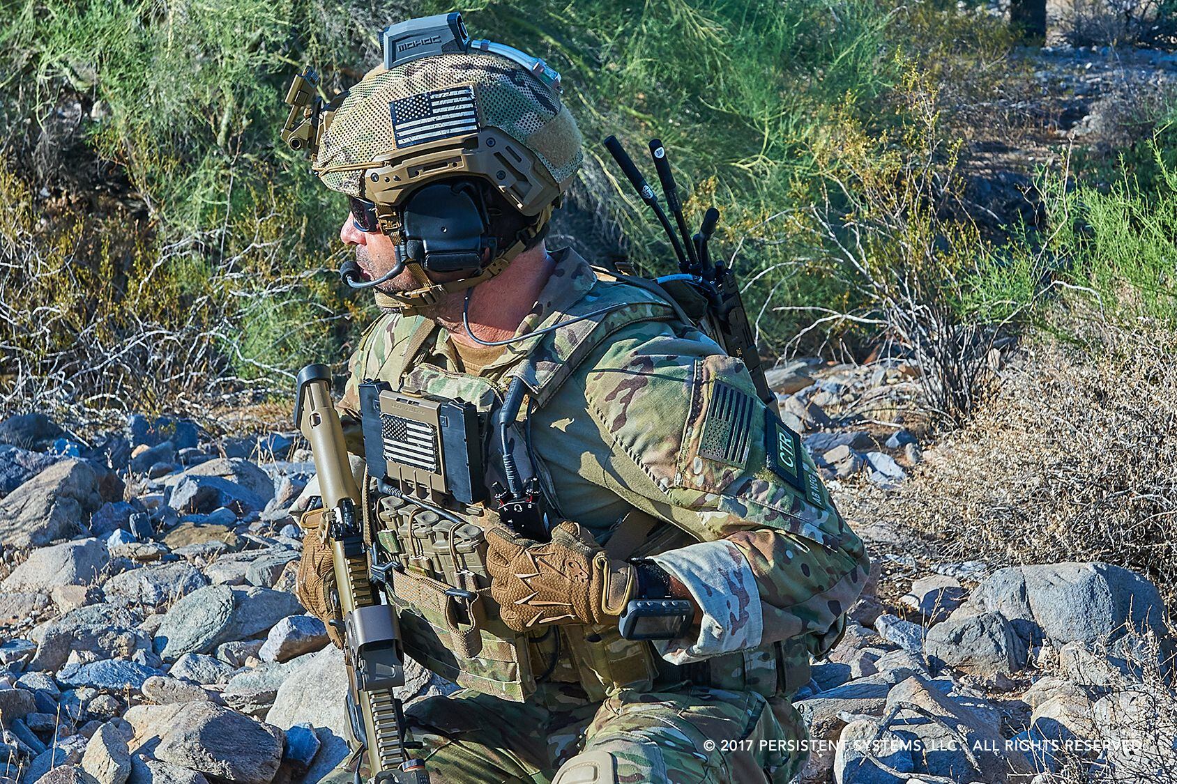 米軍実物 Persistent Systems Dual PTT System 米軍実物 Persistent Systems Dual PTT System スモール