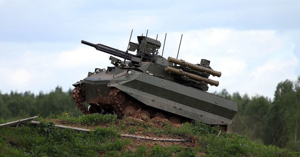 Russia confirms its armed robot tank was in Syria
