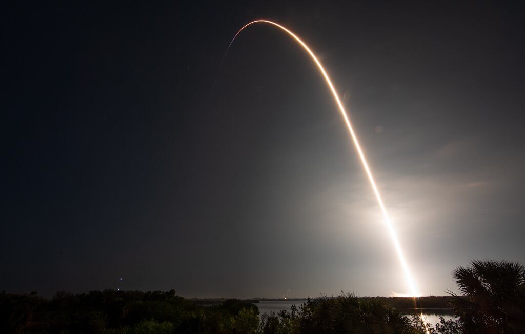 Falcon Rocket Development SpaceX rocket launches Space Development Agency’s first satellites