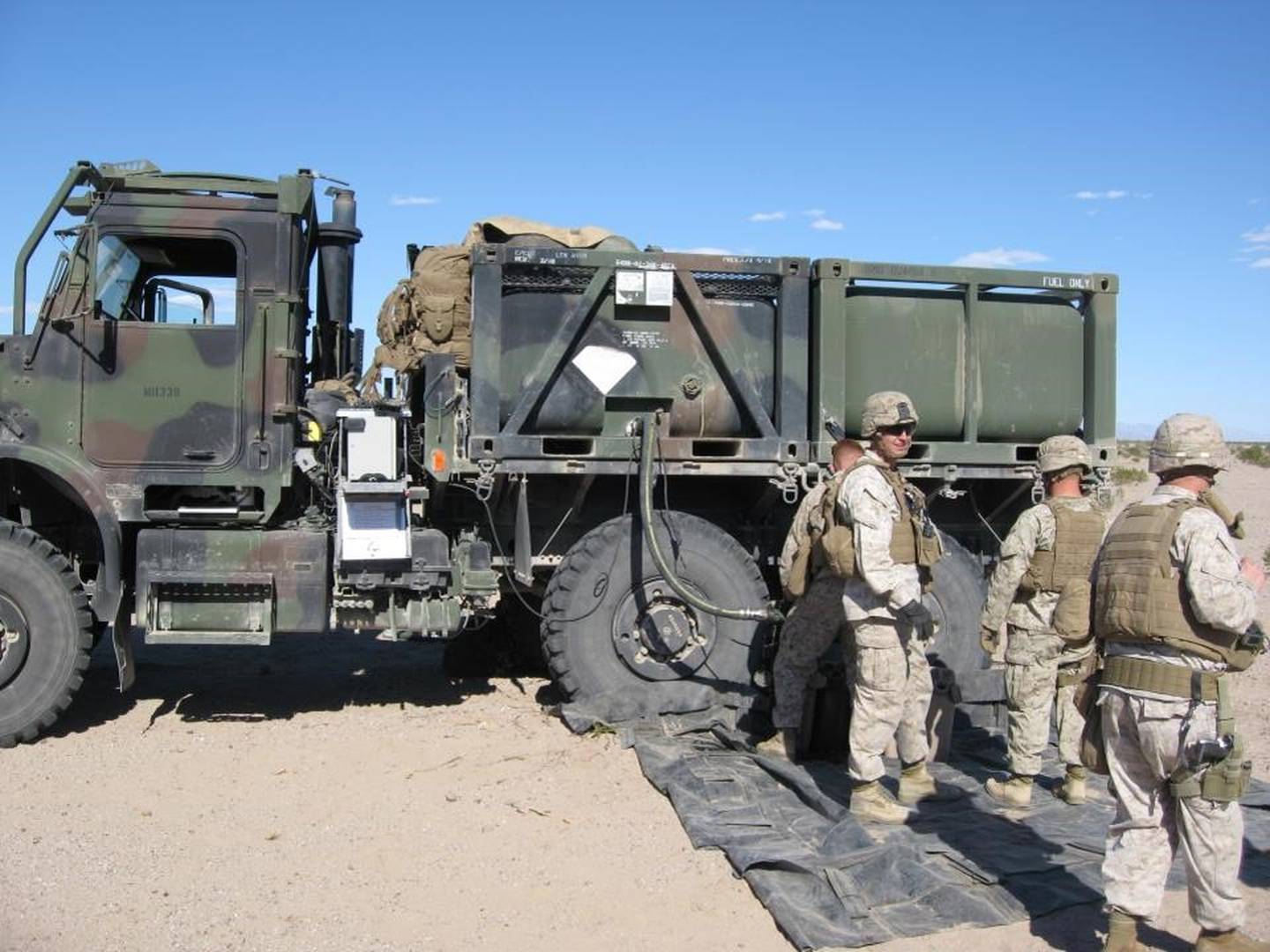 Fuel in the tank Marines test tech for managing energy consumption